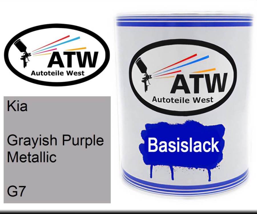 Kia, Grayish Purple Metallic, G7: 1L Lackdose, von ATW Autoteile West.